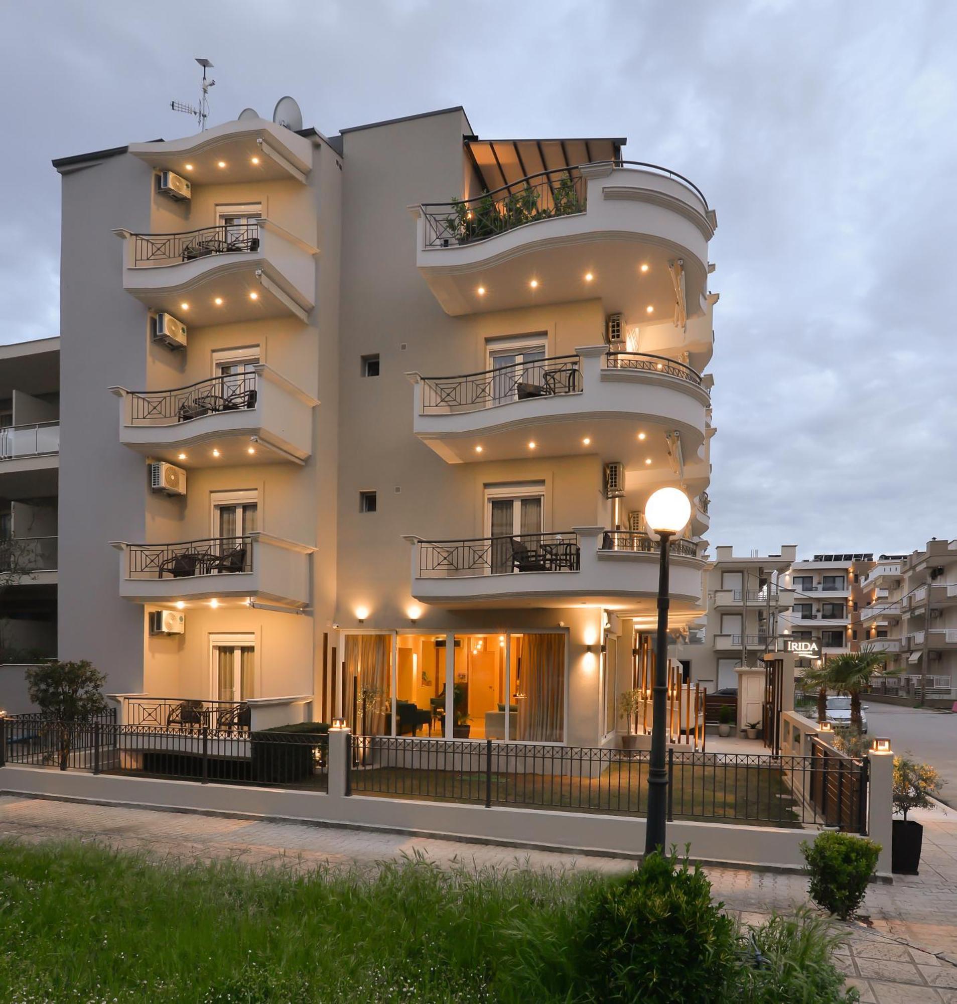 Irida Apartments Leptokaryá Exterior foto